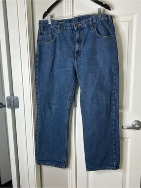 Rural King Carpenter Jeans Relaxed Fit Blue Medium Wash Men’s Y2K Vintage